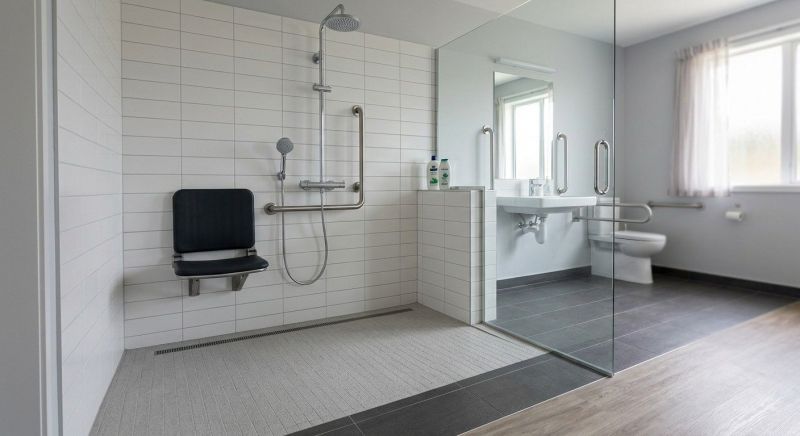 Disability Shower Installation detail